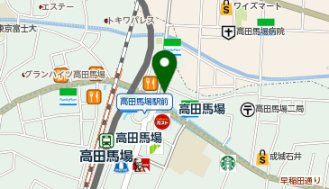 高田馬場みやの耳鼻咽喉科の地図画像