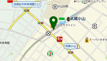 武蔵小山皮フ科形成外科の地図画像