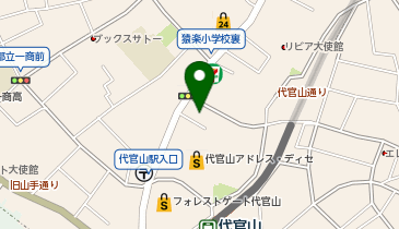 代官山バースクリニックの地図画像