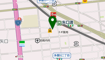 すぎうら糖尿病・甲状腺 内科クリニックの地図画像