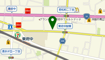 府中DMクリニック内科糖尿病内科の地図画像