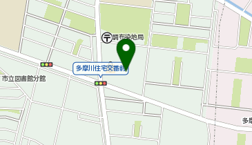 多摩川住宅内科クリニックの地図画像