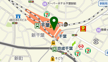 千葉駅みみはなクリニックの地図画像