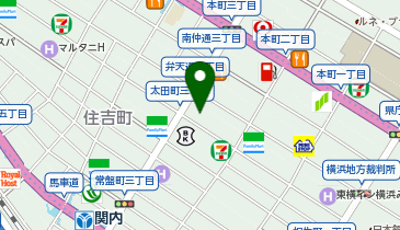 かもめメンタルクリニック関内馬車道心療内科の地図画像