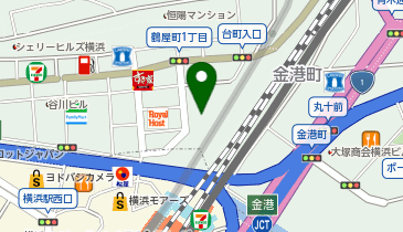 横浜フロントクリニックの地図画像