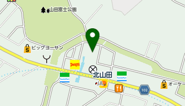 北山田耳鼻咽喉科の地図画像
