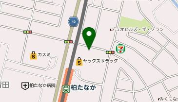 柏たなかファミリー耳鼻咽喉科の地図画像