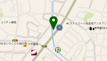 なかむら内科医院の地図画像