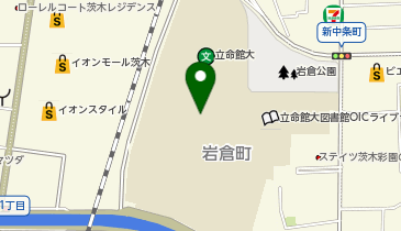 立命館いばらき診療所の地図画像
