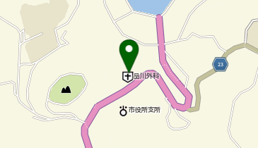 品川内科医院の地図画像