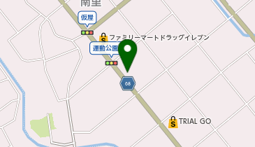 なかがわ内科の地図画像