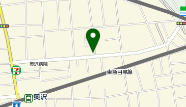 奥沢やまなかクリニックの地図画像