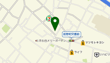 前野町つばめクリニックの地図画像