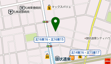 訪問診療クリニック笑顔の地図画像