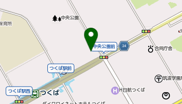 つくば国際ブレスト&レディースクリニックの地図画像