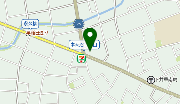 天沼きたがわ内科の地図画像