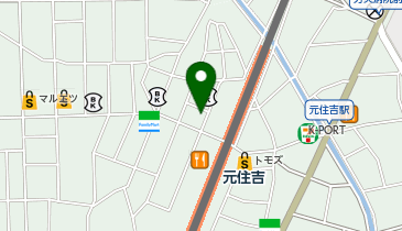 元住吉こころみクリニック・心療内科・精神科の地図画像