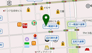 こばとも皮膚科の地図画像