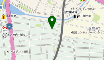 リバーサイドクリニック内田橋の地図画像