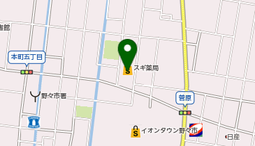 金沢消化器内科・内視鏡クリニック野々市中央院の地図画像