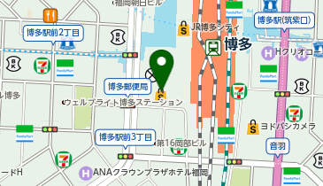 ラッフルズメディカル博多クリニックの地図画像