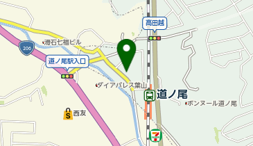 道ノ尾みやた整形外科の地図画像