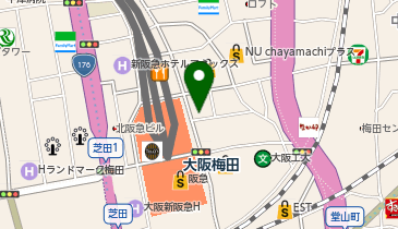 梅田レンズクリニックの地図画像