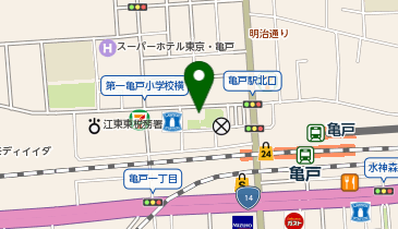 亀戸あしかりクリニックの地図画像