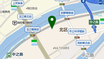 ハイメディッククリニック中之島の地図画像