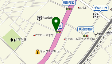 千早腎・泌尿器科クリニックの地図画像