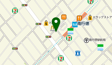 なんぎょうイナガキ眼科の地図画像