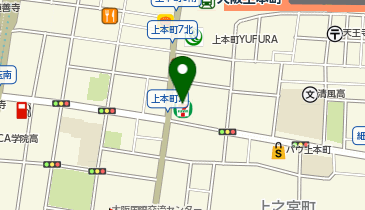 たくみ整形外科 上本町の地図画像