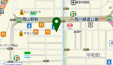 ルシアクリニック岡山院の地図画像