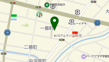 宇都宮駅前 比企クリニックの地図画像