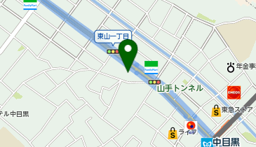 中目黒ブロッサムクリニックの地図画像