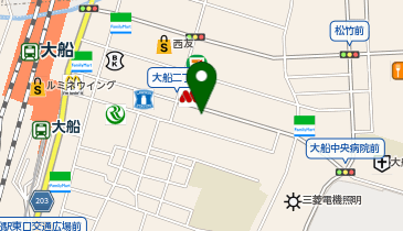 えぞえ皮膚科大船駅前クリニックの地図画像