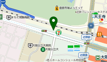 てんのうじ消化器・IBDクリニックの地図画像