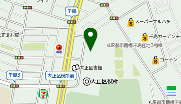 R皮膚科クリニックの地図画像
