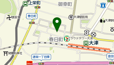 大津心療内科クリニックの地図画像