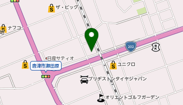 温耳鼻咽喉科の地図画像