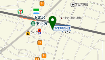 シモキタよあけ心療内科の地図画像