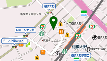 スキンクリニック相模大野の地図画像