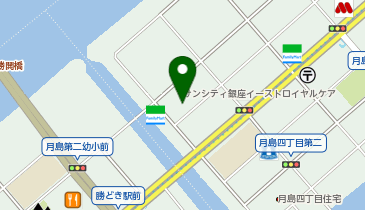 奏の杜クリニック銀座EASTの地図画像