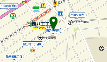 南多摩病院附属クリニックの地図画像