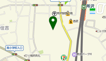 所沢西口眼科の地図画像