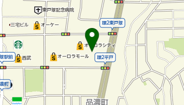 キャップスクリニック東戸塚の地図画像