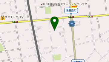 こしがや在宅クリニックの地図画像