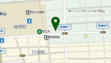 さくらクリニックみみ・はな・のどの地図画像