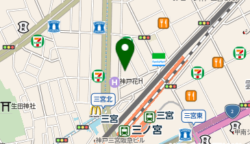 神戸三宮心療内科ゆうメンタルクリニック神戸三宮院の地図画像