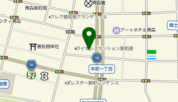 クリスタルメンズクリニック 青森院の地図画像